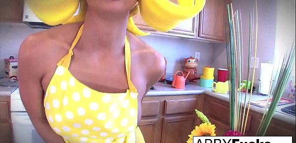  Surreal Kitchen dress up with Abigail and her giant cucumber!